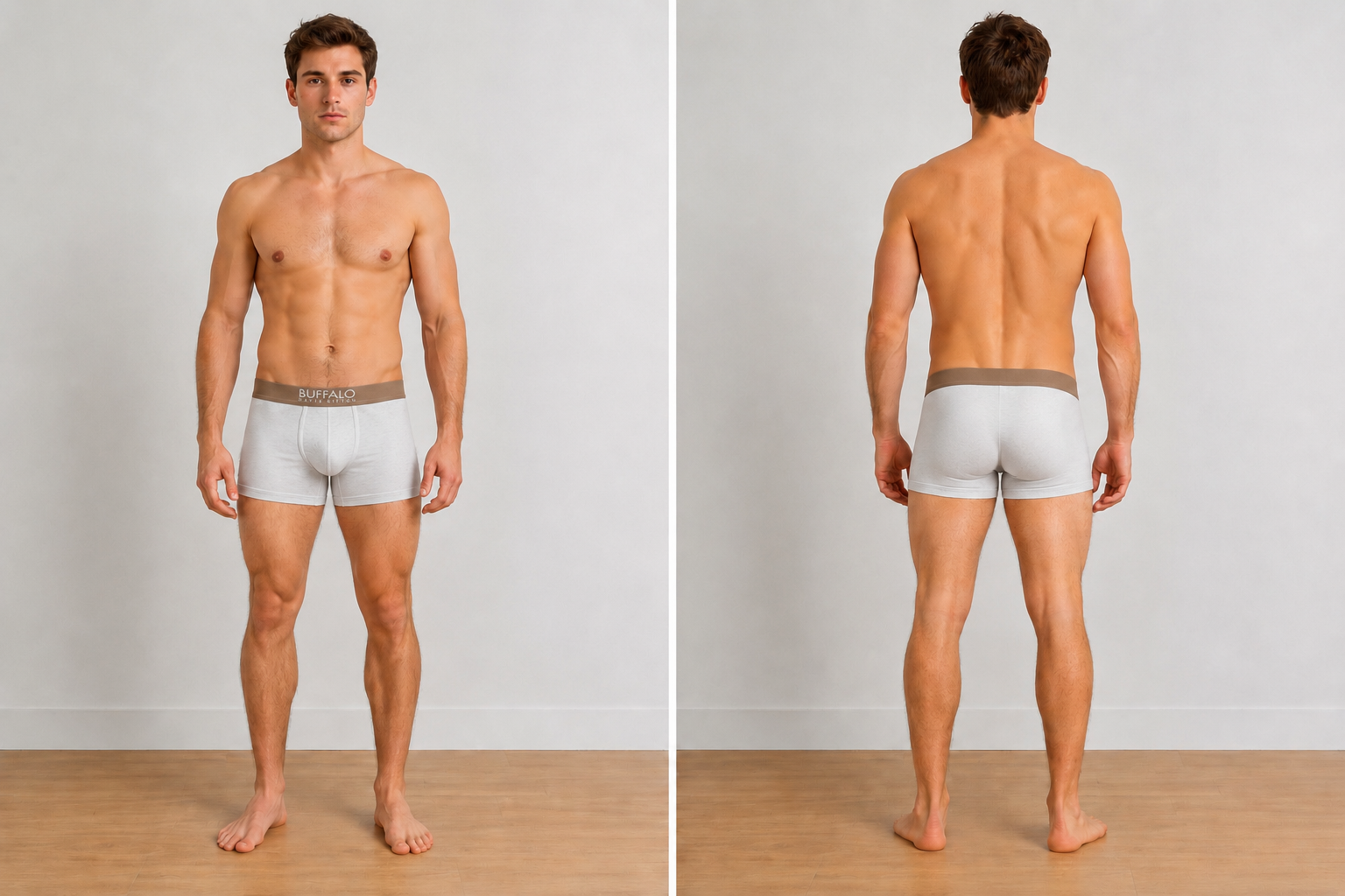 Buffalo Men's trunk, medium, white (Pre-owned)