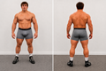 SB TECH Men’s Boxer Briefs, Gray, XL (Pre-owned)
