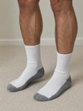 Men’s Gym Socks, Non Branded, White, Size 9-12, (Pre-Owned)